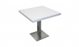 Tisch ATLANTA 80x80 weiß HPL
