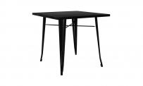 Tisch LA VAGA 80x80 schwarz